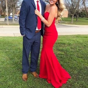 Long Red Formal/Prom Dress